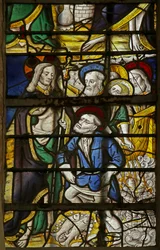 Vetrata raffigurante la pesca miracolosa, 1470-1500